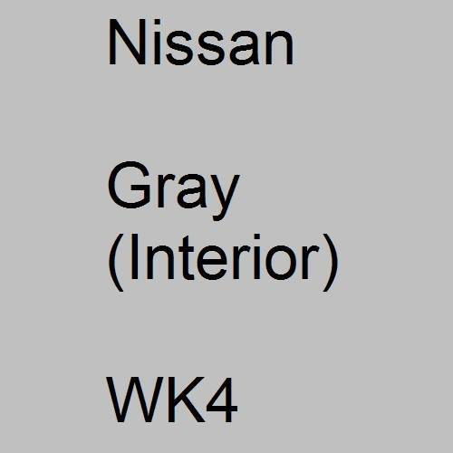 Nissan, Gray (Interior), WK4.